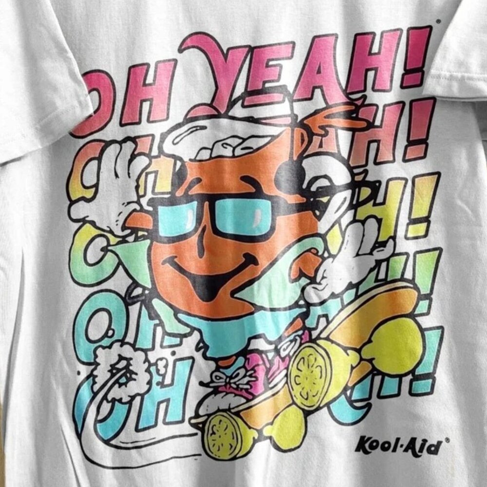 Kool Aid 1984 Retro Graphic T-Shirt Classic Vintage Drink Logo Fan Tee 05 - Picture 2 of 5